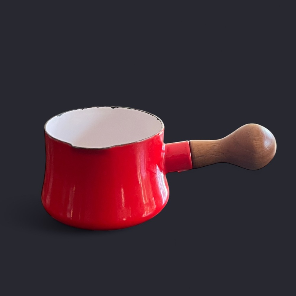 VINTAGE Dansk Kobenstyle Enamel Butter Warmer Jens Quistgaard - Picture 2 of 7